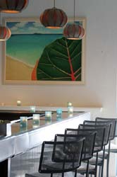 The restaurant seats 62 guests, and 8 more at the oyster bar.