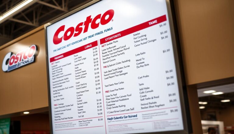 Costco Food Court Menu