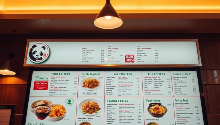 Panda Express Menu with Prices
