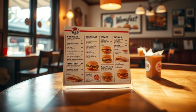 wendy's breakfast menu